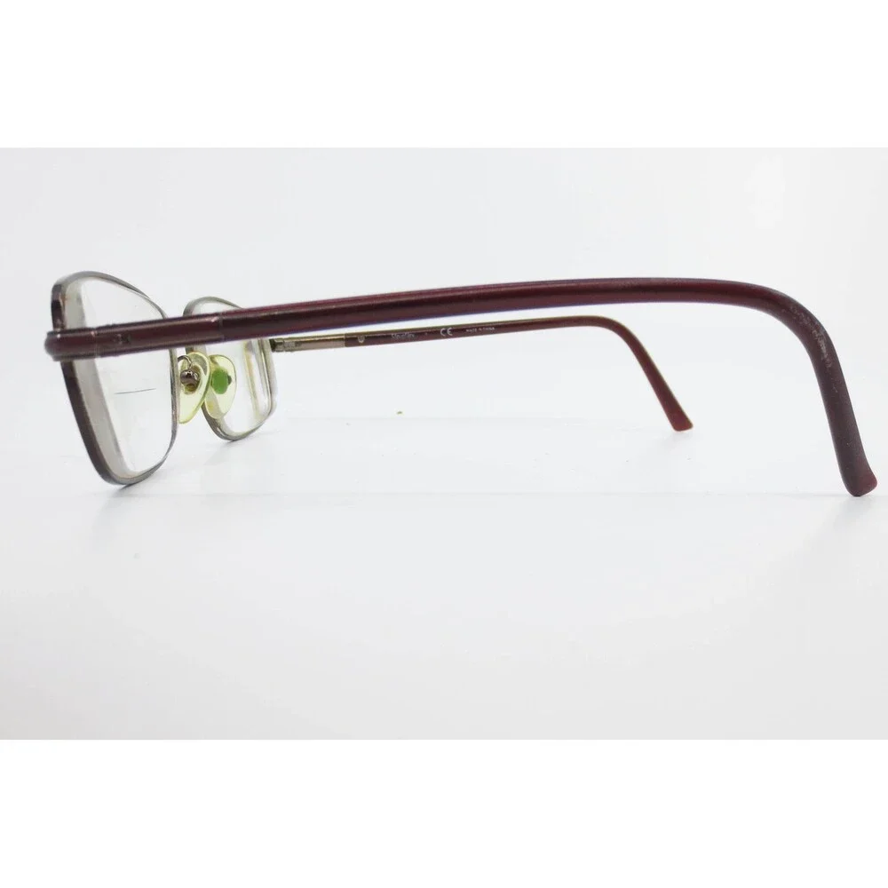 Sferoflex 2239 352 Burgundy Metal Rectangular Eyeglasses Frames 55-18-140